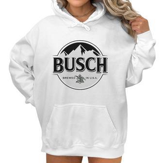 Busch Beer Black &Ampamp White Logo T-Shirt Women Hoodie | Favorety DE