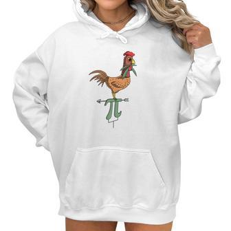 Chicken Pot Pi Marijuana Cannabis Pie Funny Math Pun Women Hoodie | Favorety UK