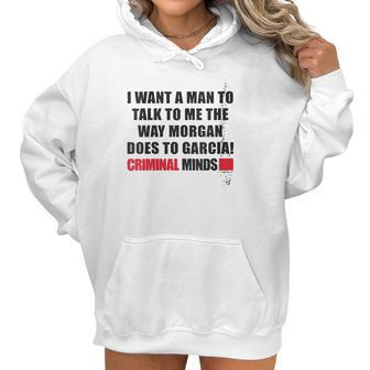 Womens Criminal Minds Morgan And Garcia Women Hoodie | Favorety DE