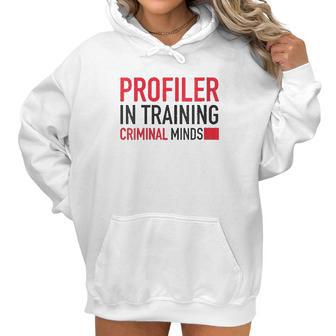 Womens Criminal Minds Profiler In Training Women Hoodie | Favorety DE