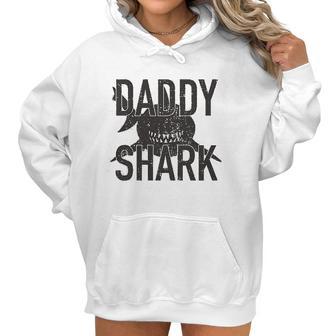 Daddy Shark Black Graphic Best Christmas Gifts For Dad Women Hoodie | Favorety AU