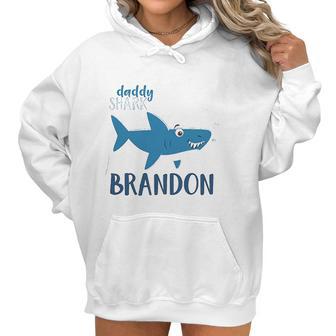 Daddy Shark Brandon Best Christmas Gifts For Dad Women Hoodie | Favorety