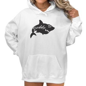 Daddy Shark Mommy Shark Dad Birthday Gifts Women Hoodie | Favorety