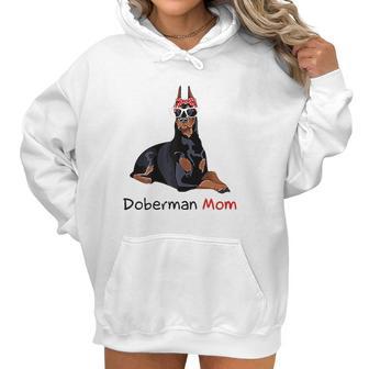 Doberman Mom Dog Pet Lover Gift Women Hoodie | Favorety CA