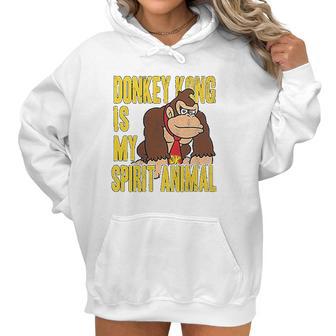 Donkey Kong Is My Spirit Animal Women Hoodie | Favorety AU