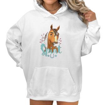 Dreamworks Riding Free Spirit Horseshoe Women Hoodie | Favorety AU