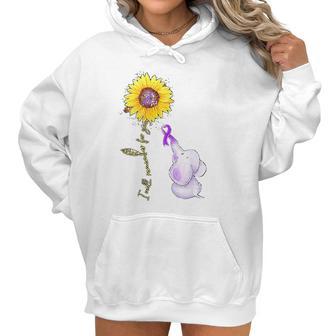 Elephant I Will Remember For You Sunflower Alzheimer Women Hoodie | Favorety AU