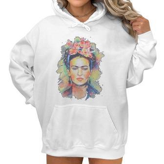 Frida Kahlo Floral Women Hoodie | Favorety CA