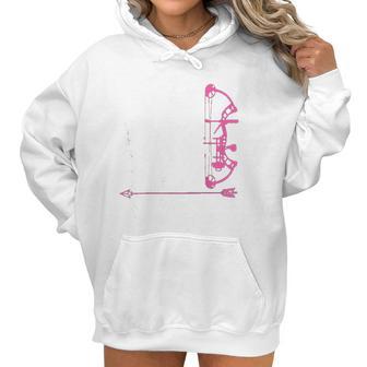 Funny Archery Gift For Women Bow Hunting Archer Mother Women Hoodie | Favorety AU