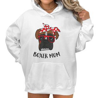 Funny Boxer Mom Cute Boxer Mama Women Hoodie | Favorety