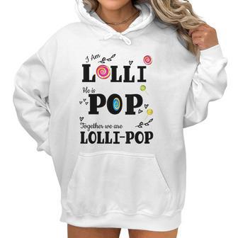 Funny Lolli Pop Lollipop Grandparents Couples Women Hoodie | Favorety AU