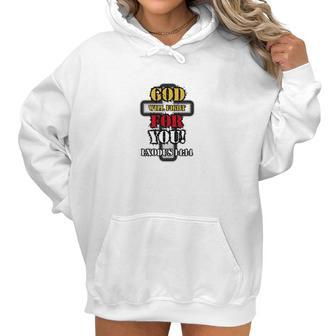 God Will Fight For You Exodus 1414 Women Hoodie | Favorety DE