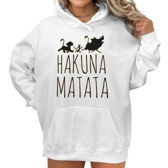 Hakuna Matata Women Funny Letter Print Casual Graphic Women Hoodie | Favorety AU