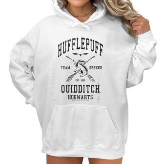 Womens Hufflepuff Team Seeker Hogwarts Women Hoodie | Favorety CA