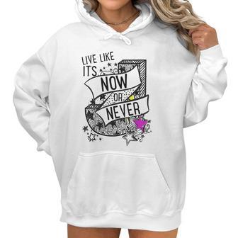 Julie And The Phantoms Live Like Its Now Or Never Funny Gifts Mothers Day Women Hoodie | Favorety UK