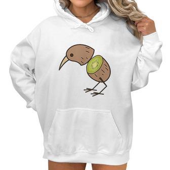 Kiwi Bird Cute Fruitarian Fowls Women Hoodie | Favorety CA