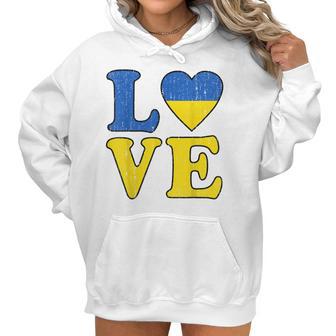 Love Support Ukraine I Stand With Ukraine Ukrainian Flag Men Women T-Shirt Graphic Print Casual Unisex Tee Women Hoodie | Favorety