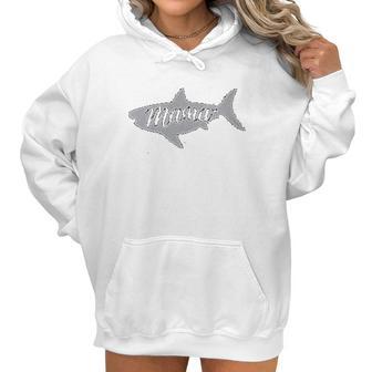 Mama And Baby Shark Women Hoodie | Favorety AU