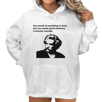 Mark Twain Whiskey Women Hoodie | Favorety AU