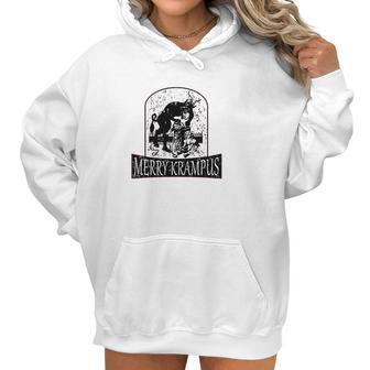 Merry Krampus Christmas Demon Women Hoodie | Favorety DE