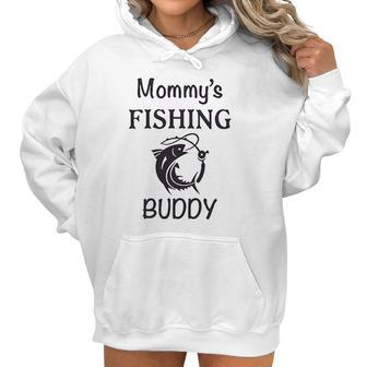 Mommy Fishing Buddy Mom Mothers Women Hoodie | Favorety UK