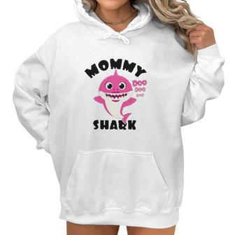 Mommy Shark Mom Shark Baby Cute Women Hoodie | Favorety