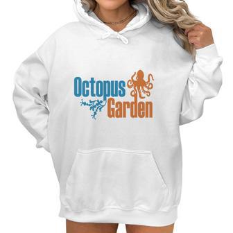 Navy Octopus Garden Womens S Women Hoodie | Favorety UK