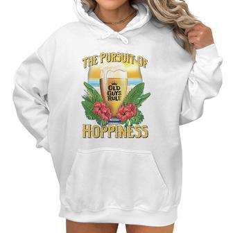 Old Guys Rule Hoppiness Iris Beer Lover Women Hoodie | Favorety