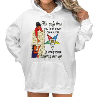 Order Of The Eastern Star Oes Ring Diva Sisters Of Color Men Women T-Shirt Graphic Print Casual Unisex Tee Women Hoodie | Favorety