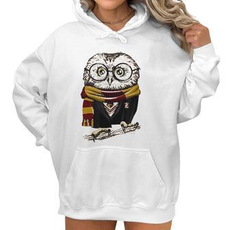 Owl Harry Pawter Magical Wizard Women Hoodie | Favorety UK