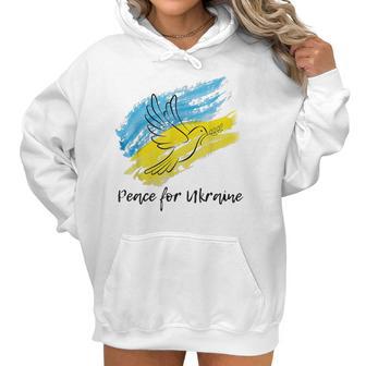 Peace For Ukraine Dove Ukraine Flag Lover Support Ukraine Men Women T-Shirt Graphic Print Casual Unisex Tee Women Hoodie | Favorety