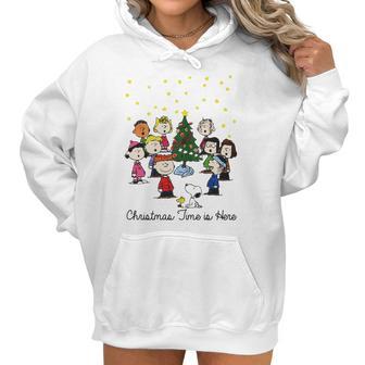 The Peanuts Gang Christmas Time Is Here Women Hoodie | Favorety DE