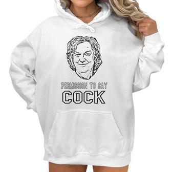 Permission To Say Cock James May Women Hoodie | Favorety AU