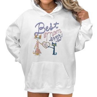 Pete The Cat Best Mom Ever Women Hoodie | Favorety