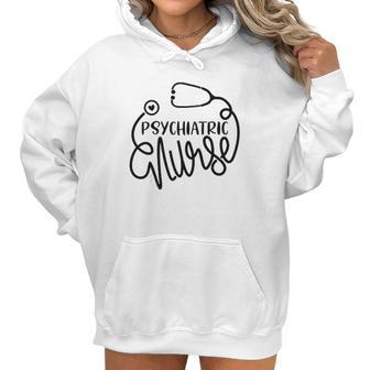 Psychiatric Nurse Cute Psych Rn Mental Health Nursing Women Hoodie | Favorety CA