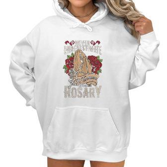 Womens Rosary Catholic Virgin Mary Women Hoodie | Favorety AU