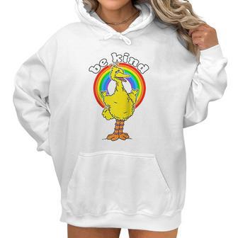 Sesame Street Big Bird Be Kind Women Hoodie | Favorety CA