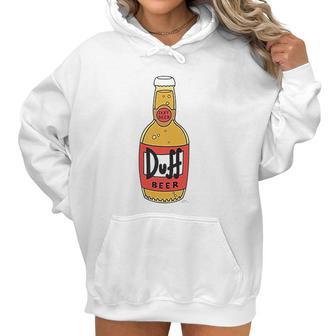 The Simpsons Duff Beer Bottle Women Hoodie | Favorety CA