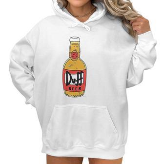 The Simpsons Duff Beer Bottle Women Hoodie | Favorety