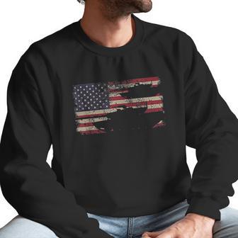 Abrams Battle Tank Usa Flag Gift Men Sweatshirt | Favorety DE