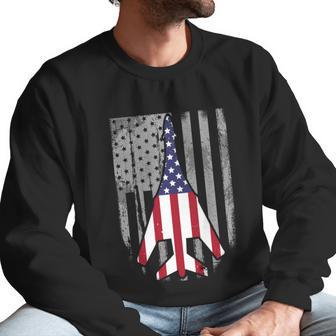 Air Force Supersonic Bgreat Gift1 Bomber Jet American Flag Squadron Gift Men Sweatshirt | Favorety