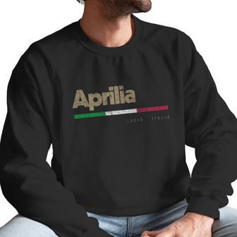 Aprilia Italian City Retro Flag Italy Gift Graphic Design Printed Casual Daily Basic Men Sweatshirt | Favorety CA