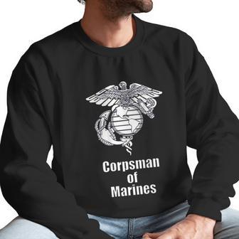 Back Design 8404 Fmf Corpsman Military Veteran Men Sweatshirt | Favorety