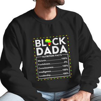 Black Dada Nutritional Facts King Dad Juneteenth 1865 Men Sweatshirt | Favorety