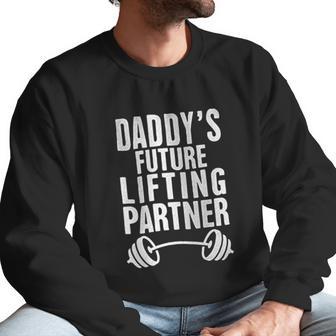 Brisco Brands Daddy Future Lifting Partner Youth Men Sweatshirt | Favorety DE