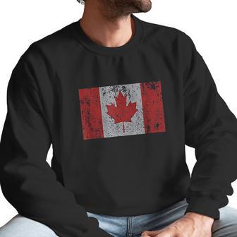 Canadian Flag Maple Leaf Canada Toronto Montreal Men Sweatshirt | Favorety UK