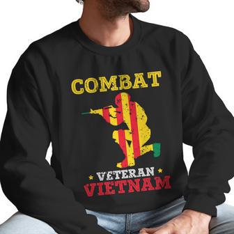 Combat Veteran Vietnam Us Army Veteran Day Army Graphic Design Printed Casual Daily Basic Men Sweatshirt | Favorety DE