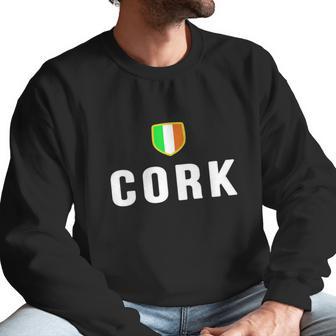 Cork Ireland Irish City Souvenir Eire Flag T Men Sweatshirt | Favorety