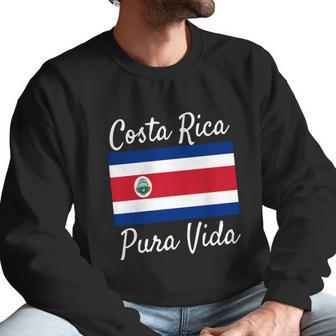 Costa Rica Pura Vida T-Shirt Beautiful National Flag Tee Men Sweatshirt | Favorety CA