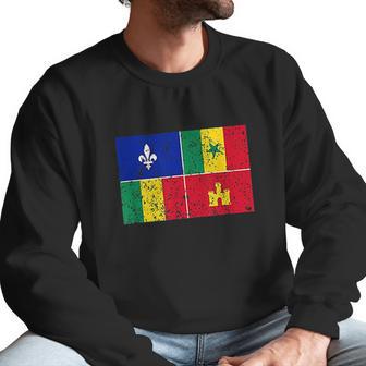 Creole Flag Louisiana Creoles Pride Men Sweatshirt | Favorety UK